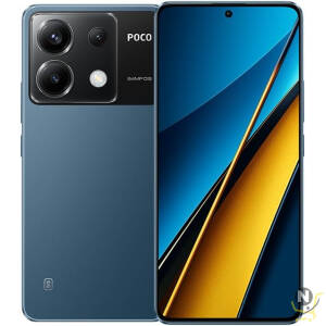 Xiaomi POCO X6 5G (Blue 12GB RAM, 256GB ROM) - Vivid 120Hz AMOLED 1.5K display | 64MP large camera sensor with OIS Ultra-wide