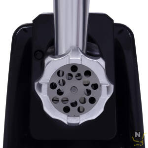 evvoli Meat Grinder, Meat Mincer & Sausage, Reverse Function, Stainlesss Steel Body, 1300W, Black & Silver, EVKA-MG1300B