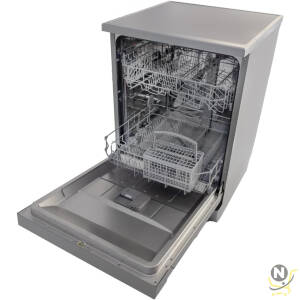 evvoli Free Standing Dishwasher 7 programs 14 place setting, 3 Rack Levels, High Energy Efficiency, Quiet, Silver Color