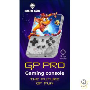 GP PRO Gaming Console with 6000+ Free Games by Green Lion,  Gamepad Connection,  ARM Cortex-A9 CPU,  HDMI Output TV,  10Hrs Standby,  2600mAh Battery Capacity (Gray) (Purple)