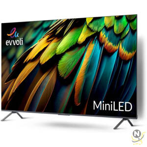 evvoli 85-Inch 4K Mini LED Android Smart Tv, Dolby Vision-Atoms, HDR 10+, 120HZ With Remote Laser Pointer 85EV600MA