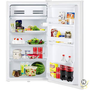 evvoli 60 Liters Mini Refrigerator Single Door With Frost Free System, EVRFM-50LW, White   Import  Single ASIN  Import