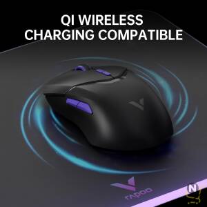 Rapoo VT9Pro4K Wireless Gaming Mouse,  PAW 3398 Sensor,  26K DPI,  4K Polling Rate Gaming Mouse,  Esports Grade Performance Gaming Mice,  68g Lightweight,  Long Battery Life,  10 Programmable Buttons,  Black