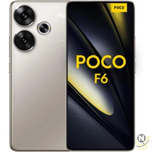 Xiaomi POCO F6 5G Mobile, Titanium (12GB Ram+512GB) | Snapdragon 8s Gen 3| 6.67" AMOLED 120Hz display | Triple Camera with OIS
