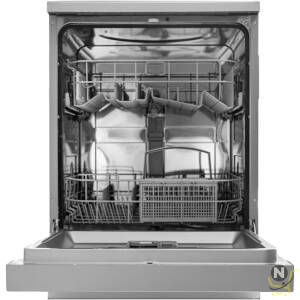 evvoli Free Standing Dishwasher 7 programs 15 place setting, 3 Rack Levels, High Energy Efficiency, Quiet, Silver Color