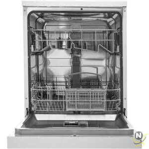 evvoli Free Standing Dishwasher 7 programs 14 place setting, 3 Rack Levels, High Energy Efficiency, Quiet, Silver Color