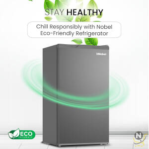 Nobel 135 L Gross / 86 L Net, Single Door Refrigerator, Defrost, R600a Refrigerant, Temperature Control, Inside Light, Inside