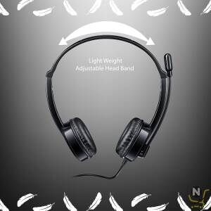 RAPOO H120 USB STEREO HEADSET WIRED