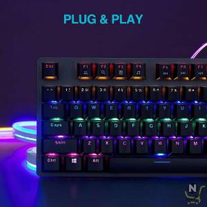 RAPOO VPRO V500SE GAMING KEYBOARD WIRED MECHANICAL BACKLIT AR