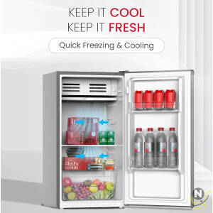 Nobel 135 L Gross / 86 L Net, Single Door Refrigerator, Defrost, R600a Refrigerant, Temperature Control, Inside Light, Inside