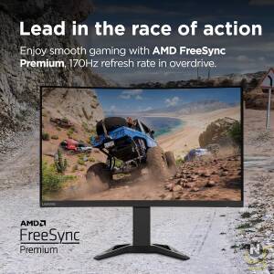 Lenovo 66F2GAC1UK G32qc-30 curved monitor with 32" QHD 1500R VA Panel,  165Hz refresh Rate,  AMD FreeSync Premium,  3 Year Warranty