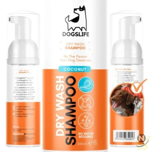 DogsLife Drywash Coconut Dog Shampoo 200ml