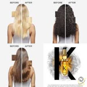 Kérastase Elixir Ultime L'Huile Originale Hair Oil 75ml for All Hair Types with 75ml Refill Bundle