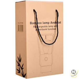 ALBAWADI Bamboo Lamp Rechargeable LED Hand Outdoor Home Decorative Light Camping Lantern