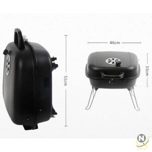 ALBAWADI Portable Folding BBQ Grill Charcoal Wood Cooking Oven