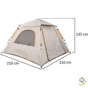 Portable Camping Tent Automatic Hydraulic Shade Tent Four-season Tent