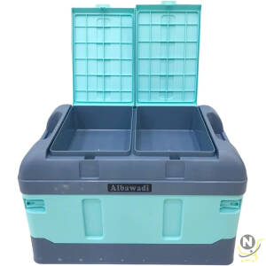 Portable Camping Cool Box Car Storage Box With Cool Bag 40L