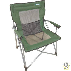 ALBAWADI Folding Camping Chair Cool Mesh Fishing Chair with Storage Backpack