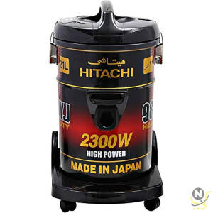 Hitachi Drum Vacuum Cleaner 2300 Watts, 21 Liters Dust Capacity, Removable & Washable Filter, Rug-Floor Nozzle With Multi Angle