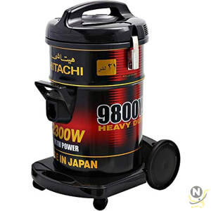 Hitachi Drum Vacuum Cleaner 2300 Watts, 21 Liters Dust Capacity, Removable & Washable Filter, Rug-Floor Nozzle With Multi Angle