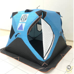 ALBAWADI Folding Camping Tent Desert Sleep Tent Fishing Tent Waterproof Easy Open 3-4 Person Use Blue