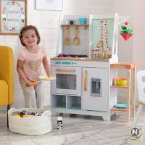 Kidkraft Boho Bungalow Wooden Play Kitchen