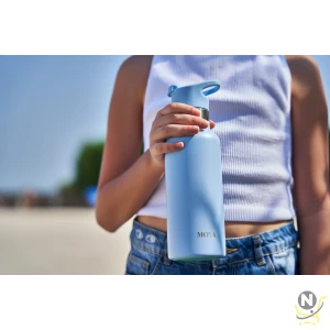 Moya "Starfish" 500ml Insulated Sustainable Water Bottle Powder Blue